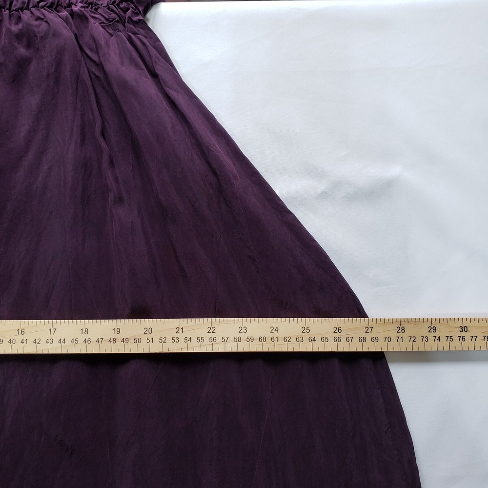 Hard Tail Forever Silk Purple Maxi Dress Sz Medium Boho Bemberg Sleeveless - Picture 8 of 11